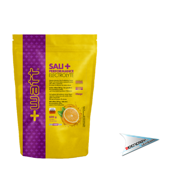 +Watt-SALI+ PERFORMANCE ELECTROLYTE  600 gr Doypack Arancia  